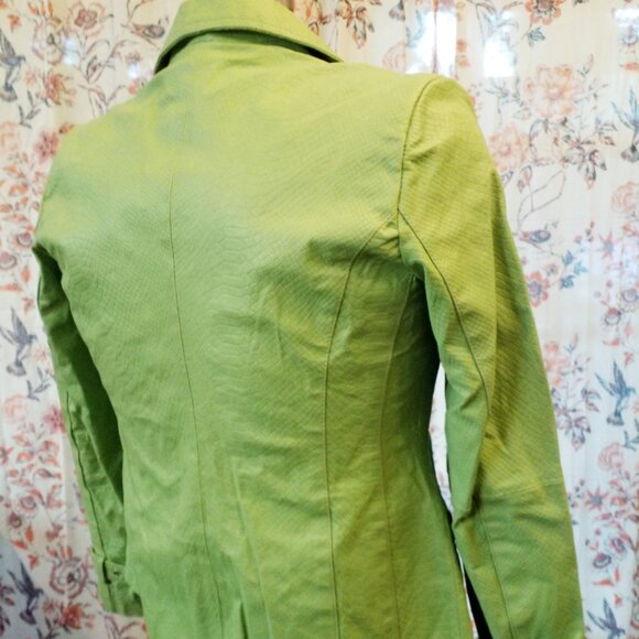 BRAT GREEN Leather Jacket XS - Picture 5 of 7